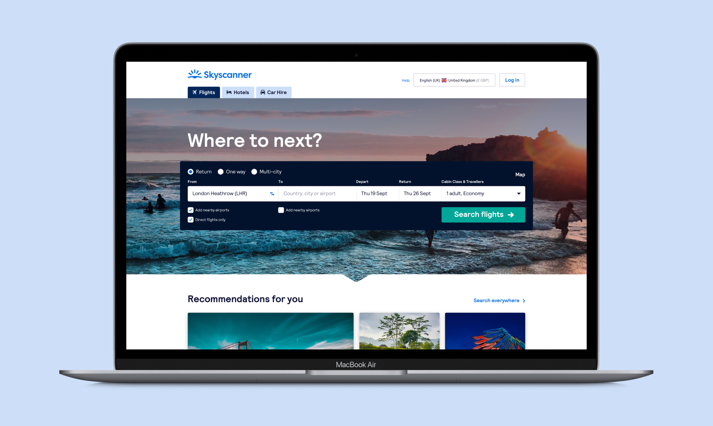 Skyscanner rebrand